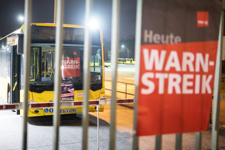 Warnstreik auch in Berlin: Bundesweit kommt es am Freitag zu Arbeitsniederlegungen im ÖPNV.