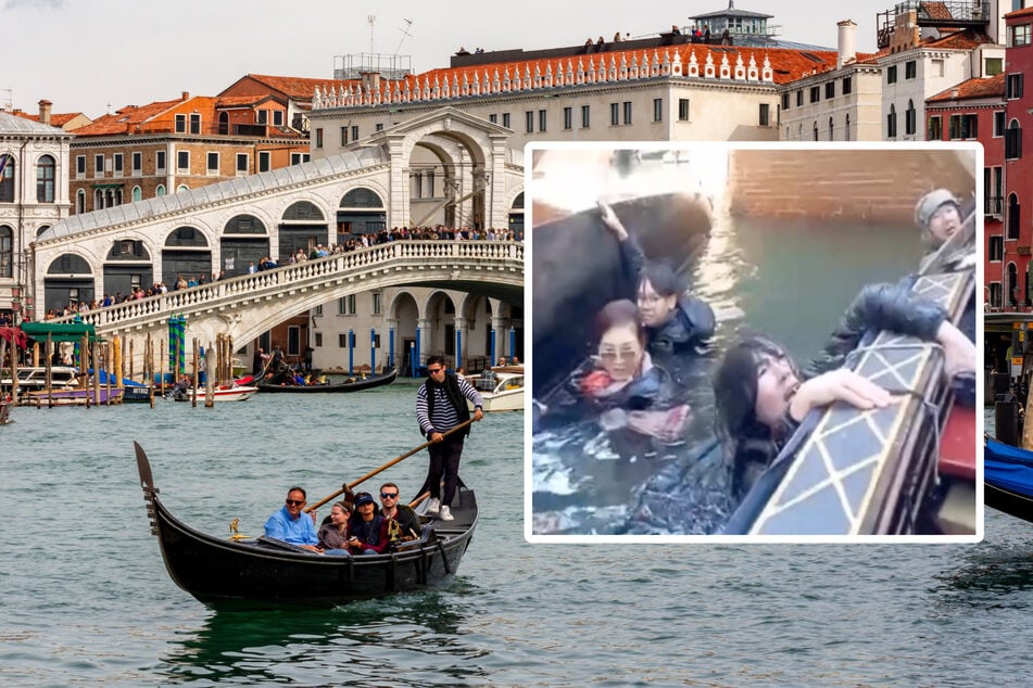 Drama bei Gondelfahrt: Touristen bringen Boot durch "zu viele Selfies" zum Kentern