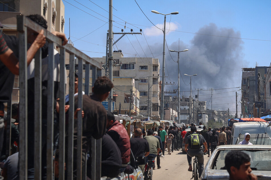 Israelische Truppen waren in der Nacht zum Dienstag in Teile der Stadt Rafah vorgerückt.