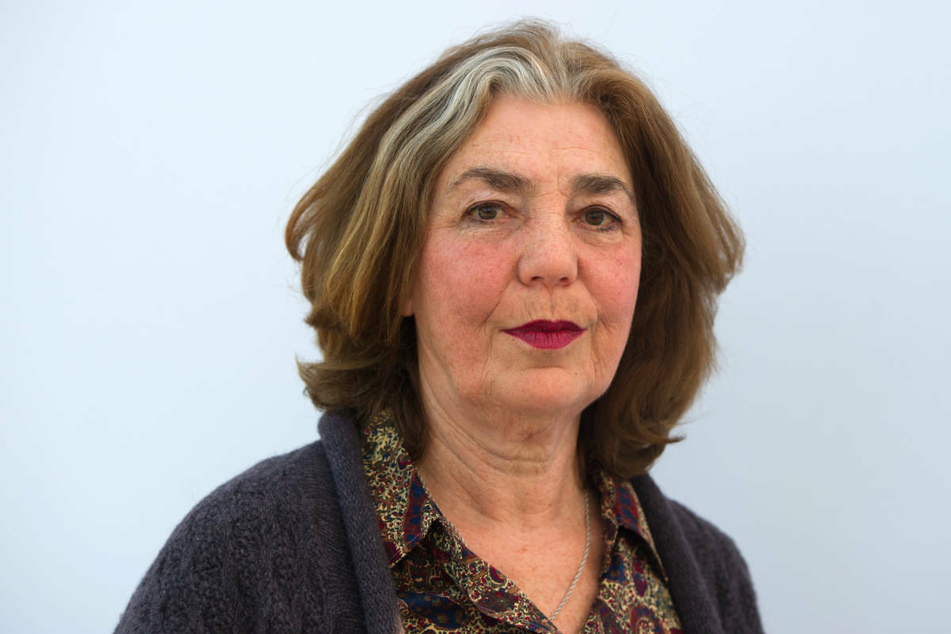 Irina Liebmann auf der Leipziger Buchmesse 2013. Die deutsche Schriftstellerin eröffnet am Montag die diesjährigen Uwe-Johnson-Literaturtage mit einer Lesung. (Archivfoto)