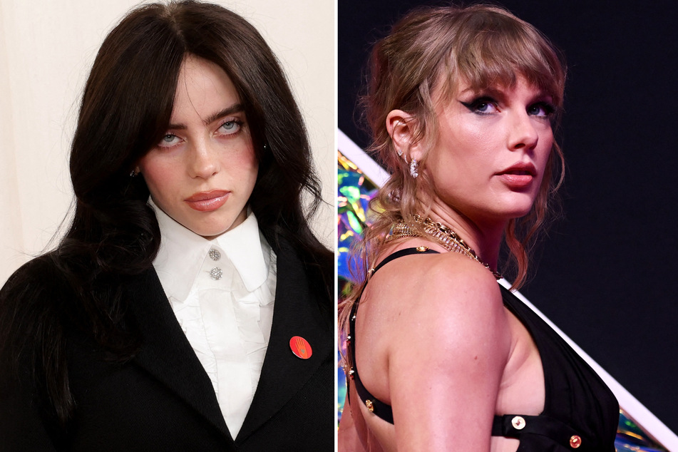 Billie Eilish (l.) and Taylor Swift's battle for the top of the Billboard charts has seemingly evolved into some real bad blood between the stars.