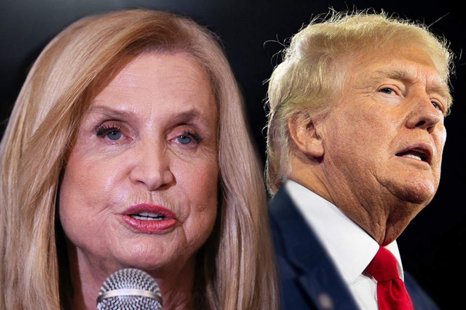 Rep. Carolyn Maloney (l) and the Oversight and Reform Committee are urging the National Archives and Records Administration to acquire a personal certificate from the former president stating he's returned all illegally removed documents.