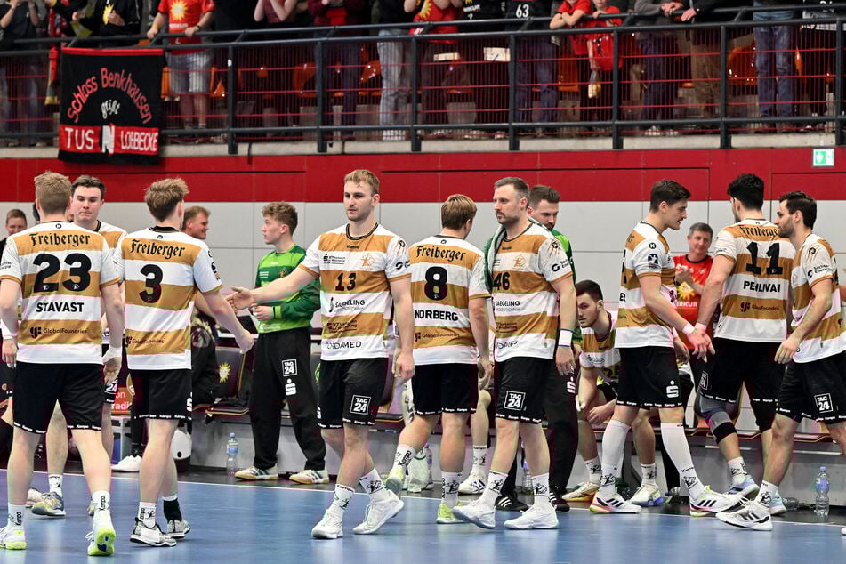 Enttäuschte Gesichter gab es beim HC Elbflorenz nach der Niederlage in Lübbecke.
