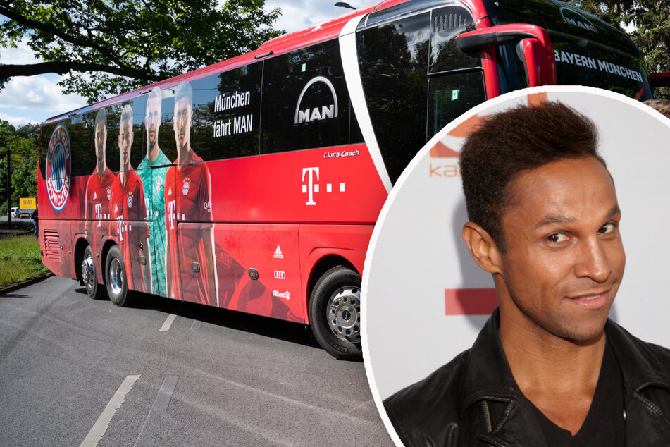 TV-Star Daniel Aminati kracht mit Mercedes in FC-Bayern-Bus