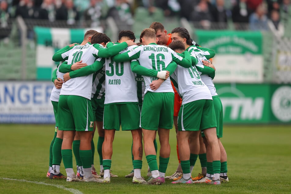 Die BSG Chemie Leipzig hat sich Mut für die kommenden Regionalliga-Spiele geholt.