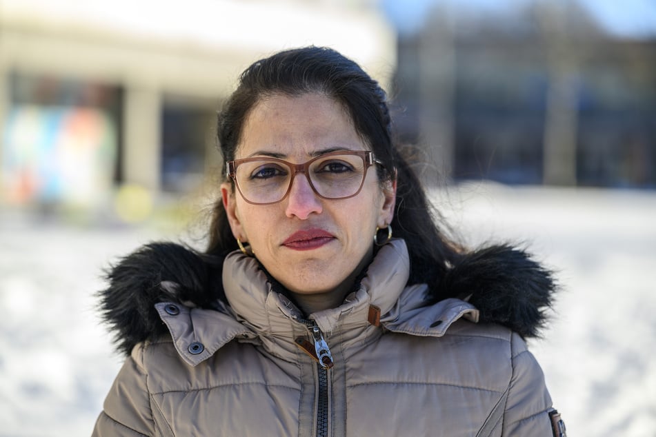 Massumeh Banbertina organisierte den Protest. Sie floh vor 15 Jahren aus dem Iran.