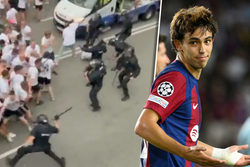 100 Anzeigen! Antwerpen-Fans erst von der Polizei verprügelt, dann von Barca abgewatscht