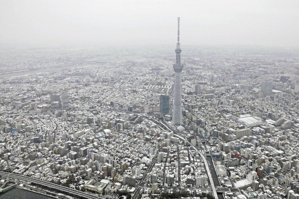 Mit 634 Metern ragt der Tokyo Skytree in Japans Hauptstadt in die Höhe.