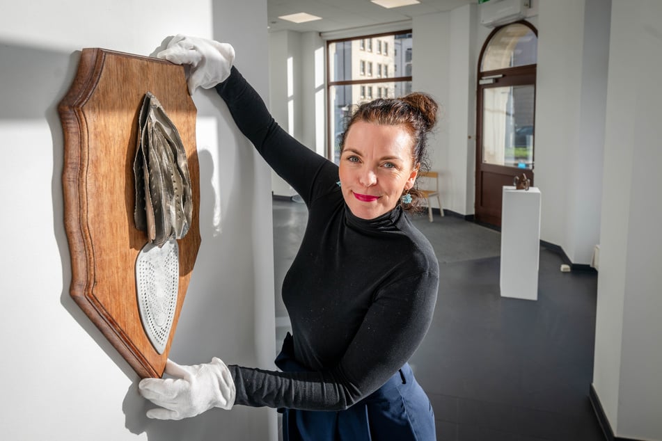 Konstanze Wolter (46) schließt zum Jahresende ihre Galerie auf der Theaterstraße.