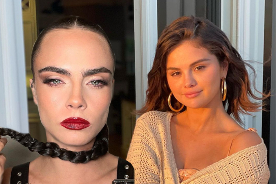 Cara Delevingne (l.) will play Selena Gomez's love interest in the upcoming season of Only Murders in the Building.