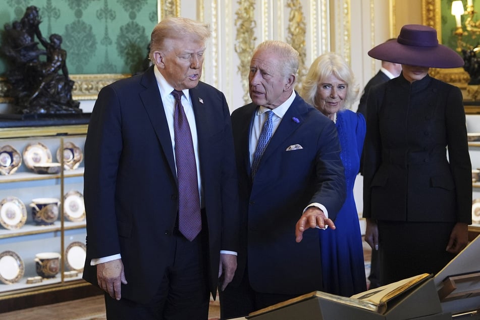 Trump traf in Windsor auf den britischen König.