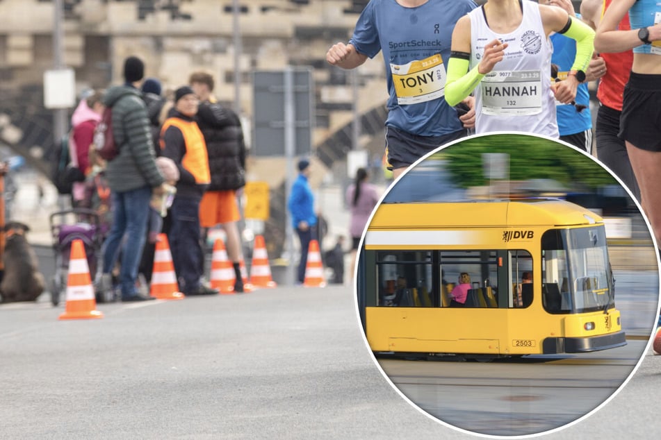 Dresden: Sperrungen wegen Dresdner Citylauf: Straßen dicht, auch Bahnverkehr umgeleitet