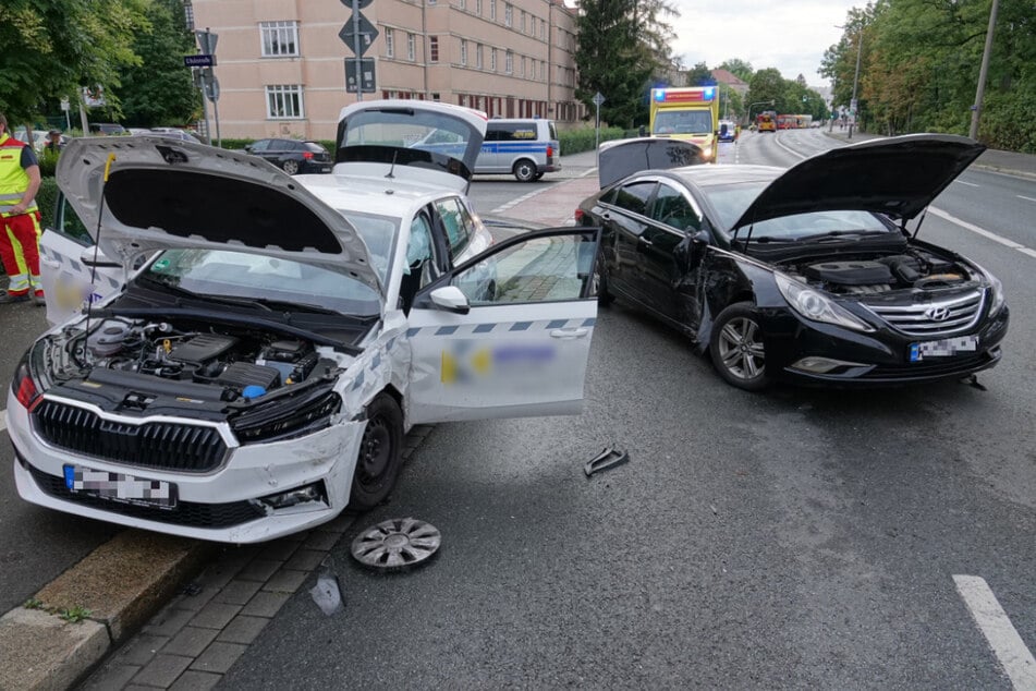 Auf der Teplitzer Straße hat es am gestrigen Sonntagabend gescheppert.