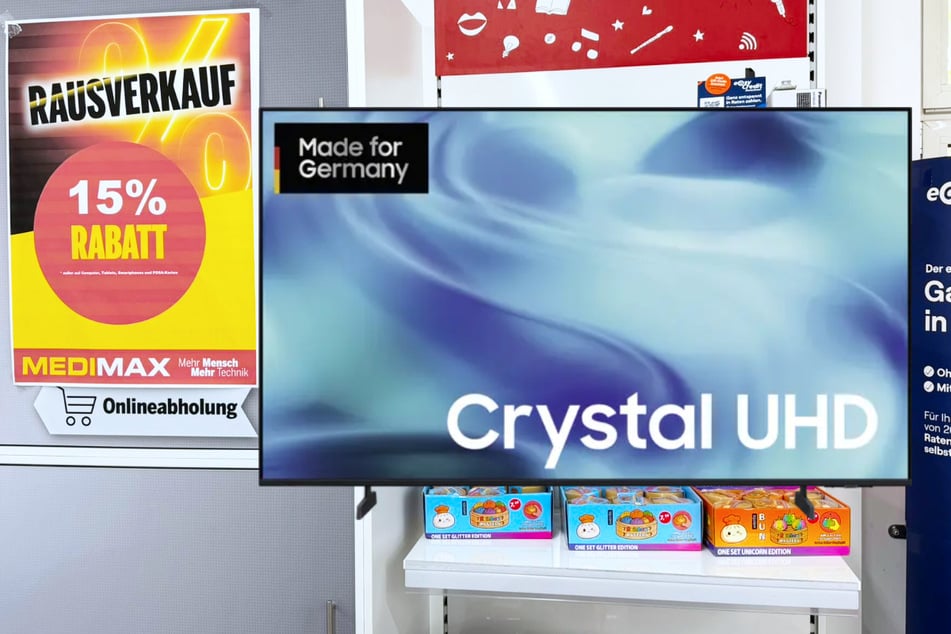 MEDIMAX im SpreeCenter muss schließen und haut 43-Zoll Samsung Fernseher zum Sparpreis raus
