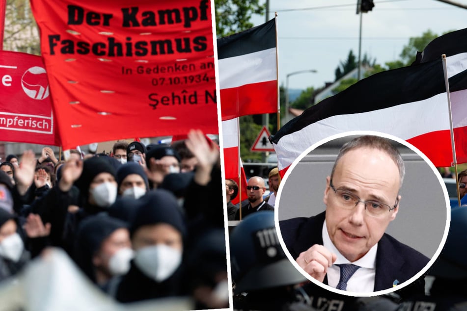 Eskalations-Gefahr: Beuth warnt vor "Gewaltspirale" zwischen Rechts- und Linksextremisten