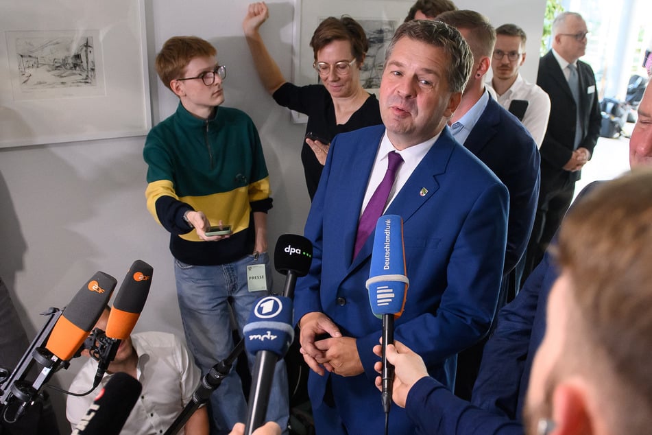 Wahl in Sachsen-Anhalt: CDU-Fraktionschef Sven Schulze denkt, dass AfD und BSW schon einig sind