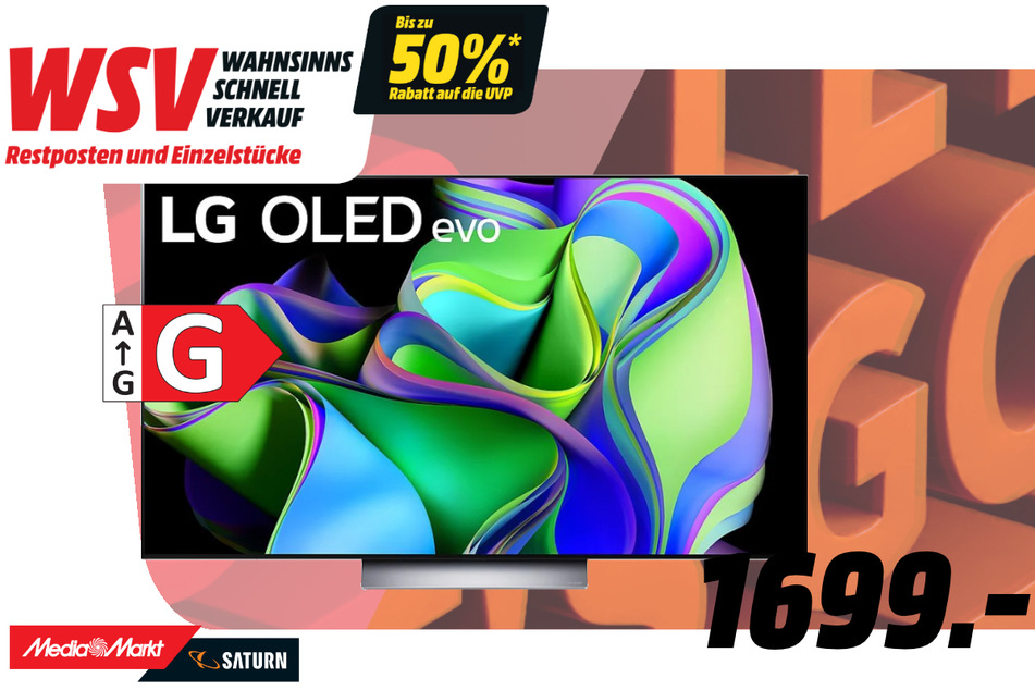 55-Zoll LG-Fernseher OLED55C37LA
für 1.699 Euro.