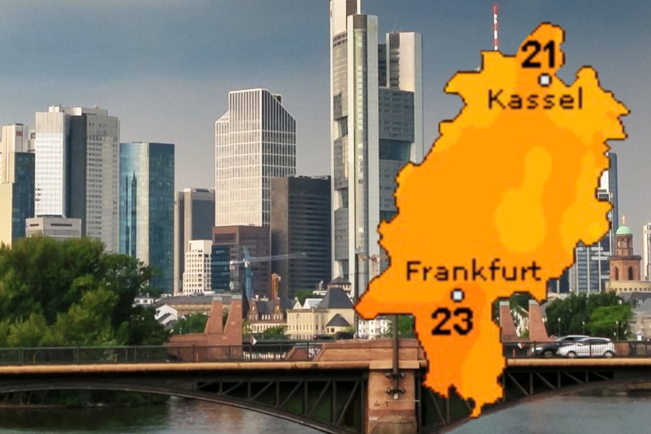 Wechselhaftes Wetter in Frankfurt und Hessen, doch die Temperaturen steigen: Wetteronline.de (Grafik) sagt für den Donnerstag bis zu 23 Grad voraus, der Deutsche Wetterdienst (DWD) bis zu 24 Grad.
