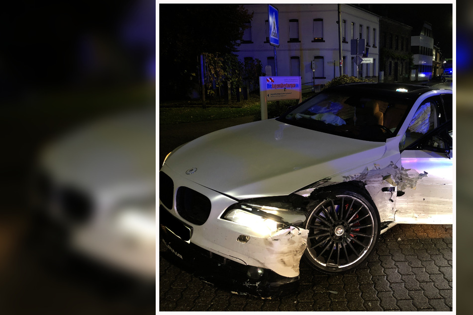 18-Jähriger im 7er BMW kracht in Verkehrsinsel: Jugendlicher macht widersprüchliche Aussagen