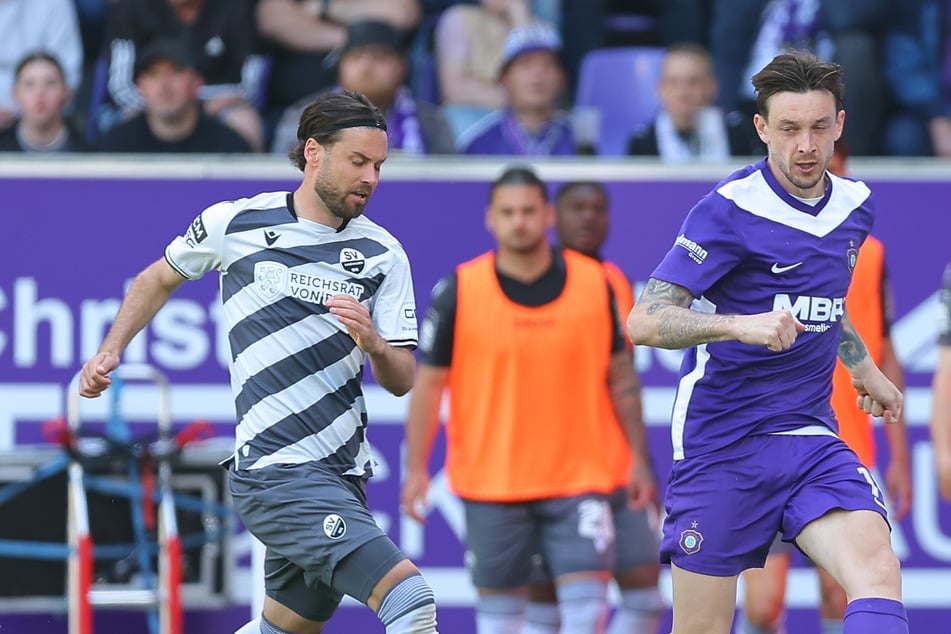 Niklas Kreuzer (32, links) trug zuletzt das Trikot des SV Sandhausen, war seit dem Sommer vereinslos.