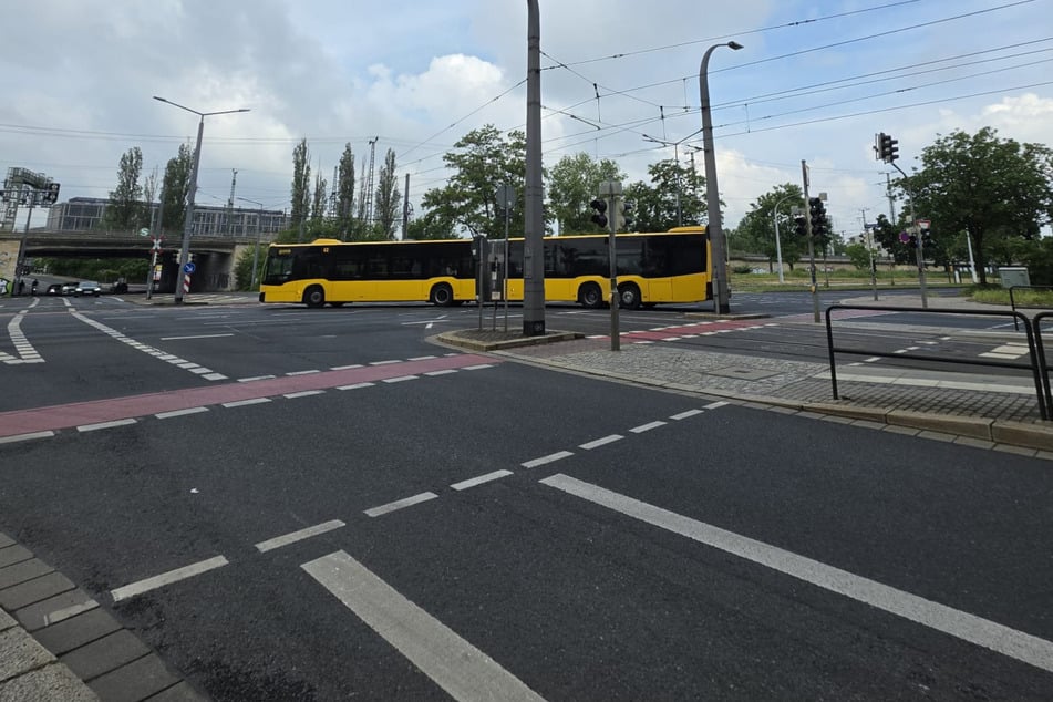 An der Kreuzung Ammonstraße/Freiberger Straße sind am Morgen die Ampelanlagen ausgefallen.