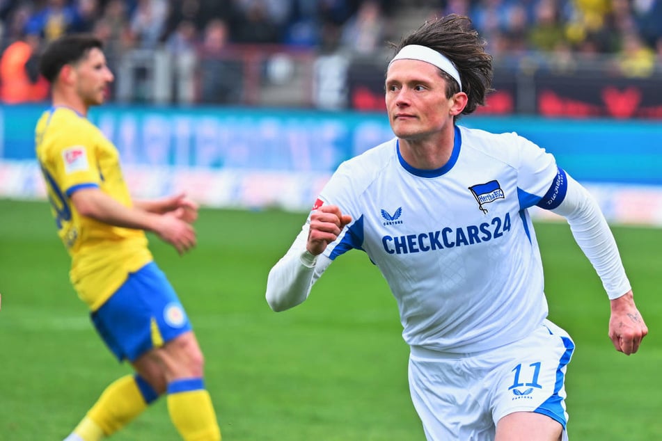 Fabian Reese (r.) hatte die Alte Dame nach einem Elfmeter in der ersten Halbzeit in Führung geschossen.