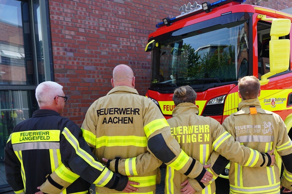 Insgesamt leisten 17 zusätzliche Kräfte ihre Dienste bei der Feuerwehr in Ratingen ab.