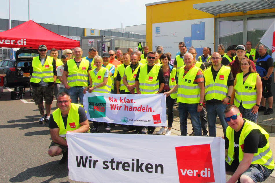 Streik im Zentrallager für Sachsen: Gehen bei Edeka jetzt die Waren aus?
