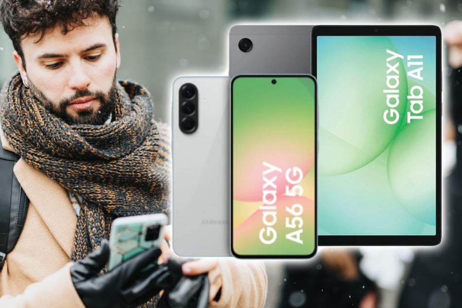 Samsung Galaxy A56 5G bei Blau im Set jetzt günstig sichern