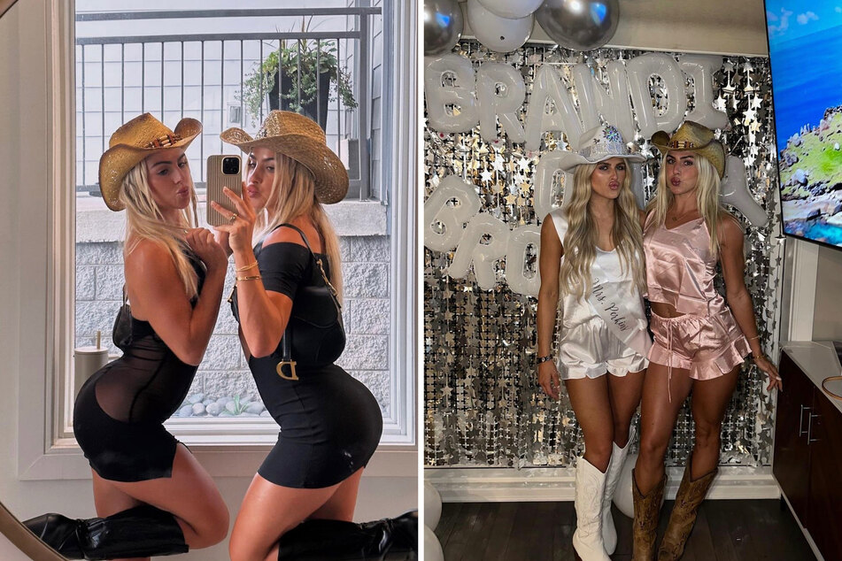 Haley and Hanna Cavinder had a wild time celebrating for their sister Brandi bachelorette party, and gave fans a glimpse of the big festivities.