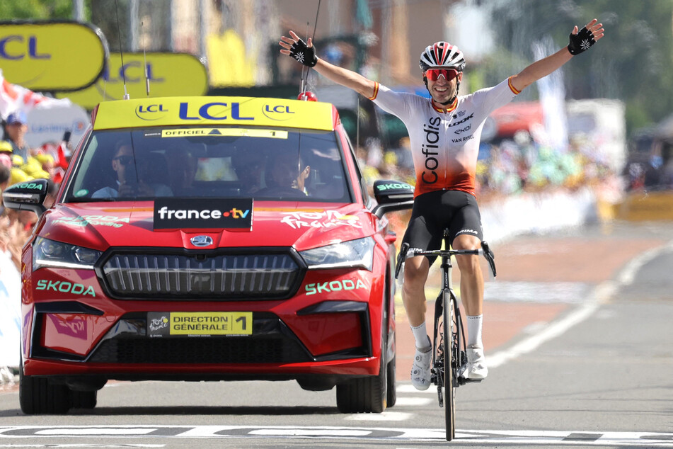 Ion Izagirre (34) holte für das Team Cofidis den zweiten Etappen-Sieg bei der diesjährigen Tour de France.
