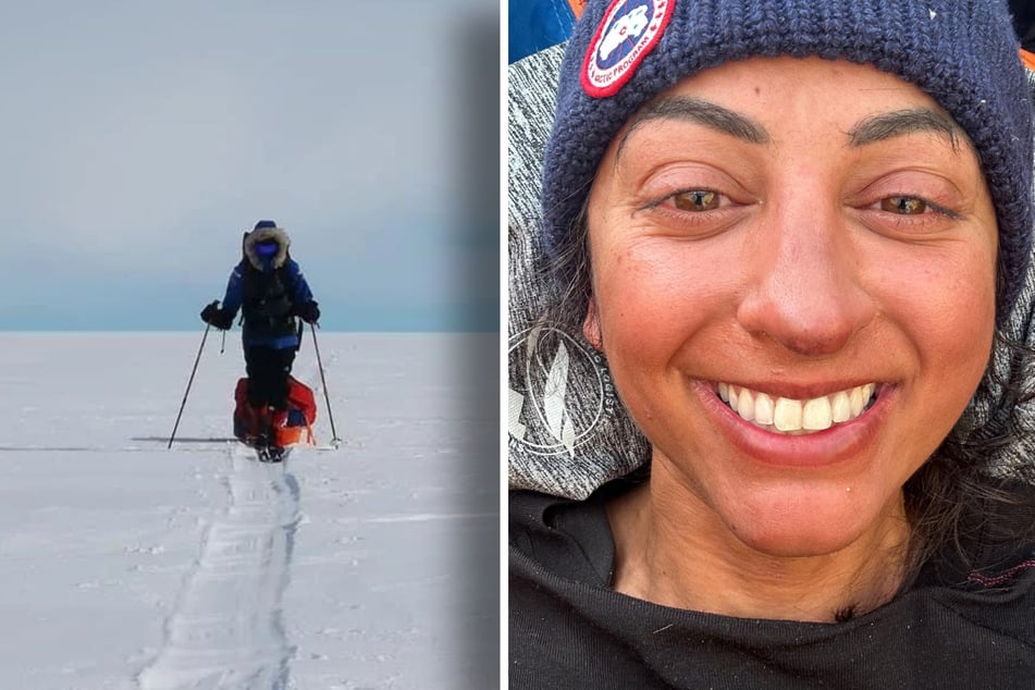 Preet Chandi (35) hat auf Skiern den Südpol erreicht.