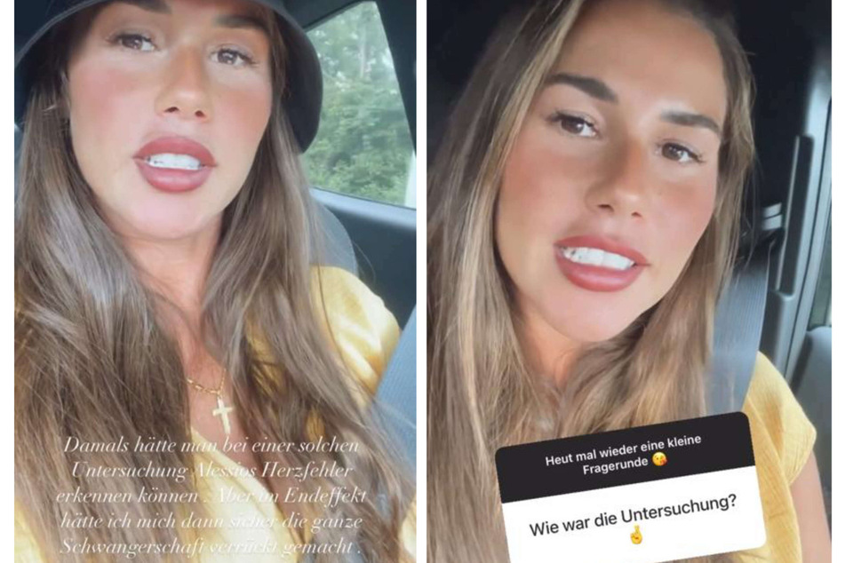 Sarah Engels (28) gab am Dienstag nach der pränatalen Untersuchung Entwarnung und erklärte, dass es ihrem Baby gut geht.