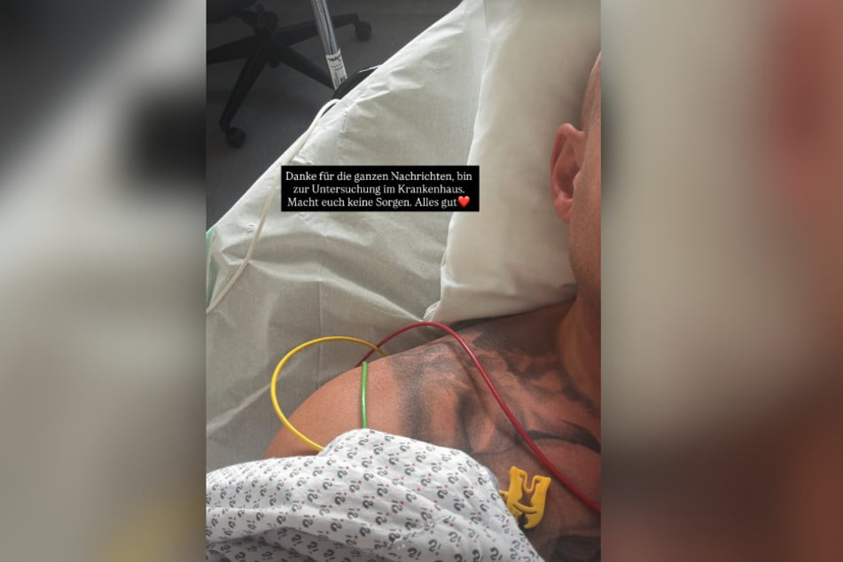 Mit diesem Foto meldet sich Pietro Lombardi am Donnerstagabend bei seinen Fans.