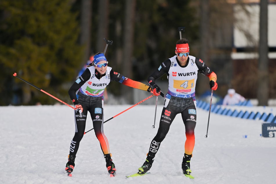 Franziska Preuß und Philipp Nawrath hielten das DSV-Quartett im Bereich des Podiums.