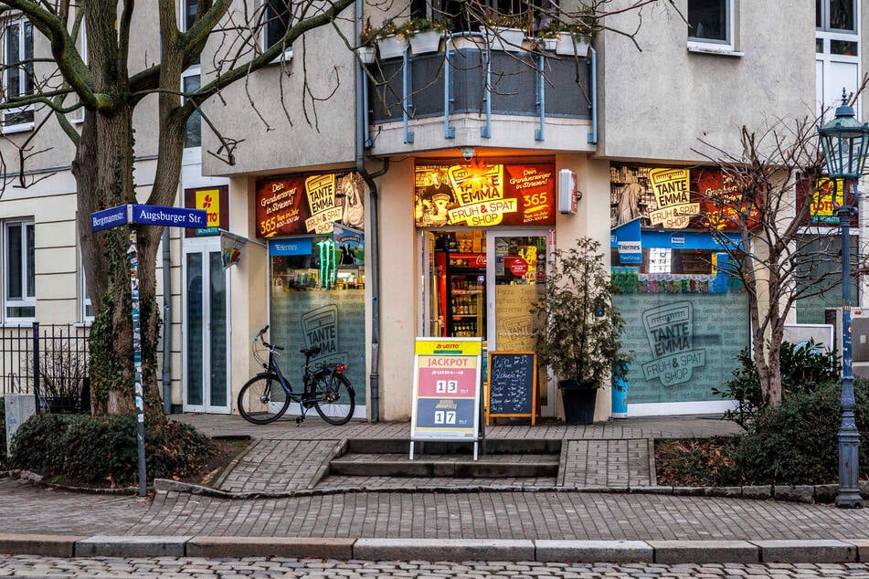 Der Spätshop "Tante Emma" in Dresden-Striesen wurde in den vergangenen Monaten mehrfach überfallen.