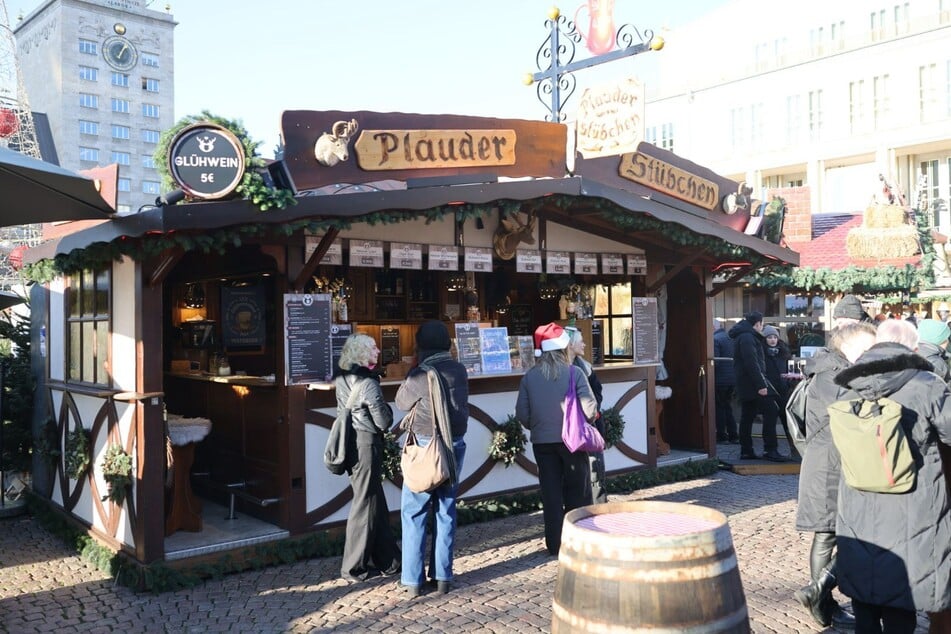 Von 13 bis 18 Uhr könnt Ihr an dem Stand für den guten Zweck trinken.