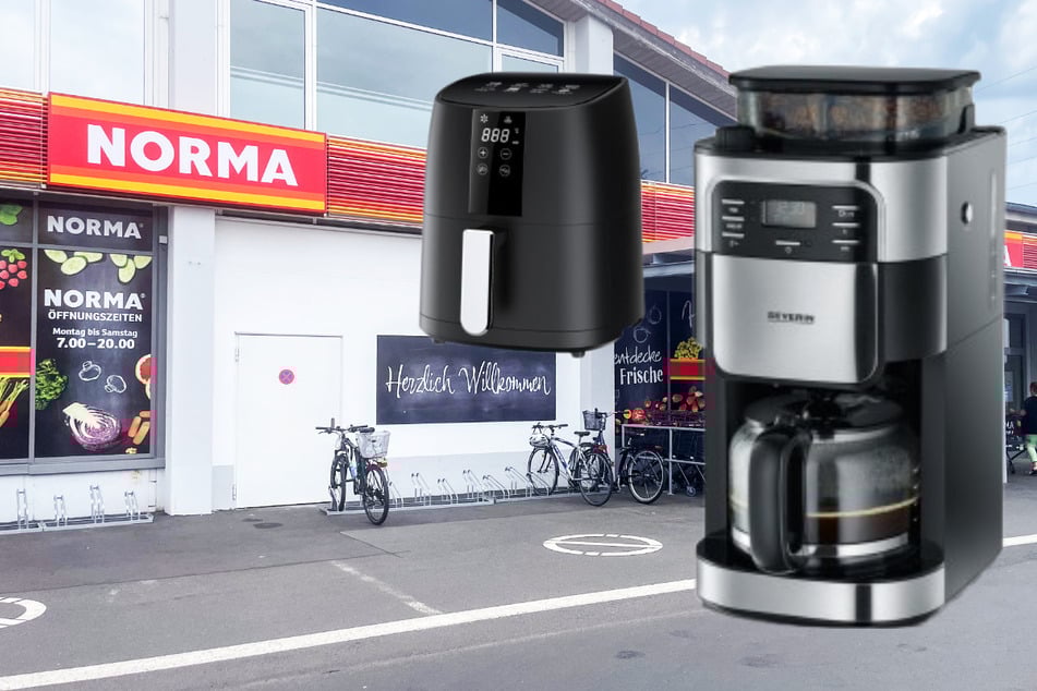 Kaffeemaschinen und Heißluftfritteusen gibt's am Mittwoch (30.7.) bei NORMA super günstig
