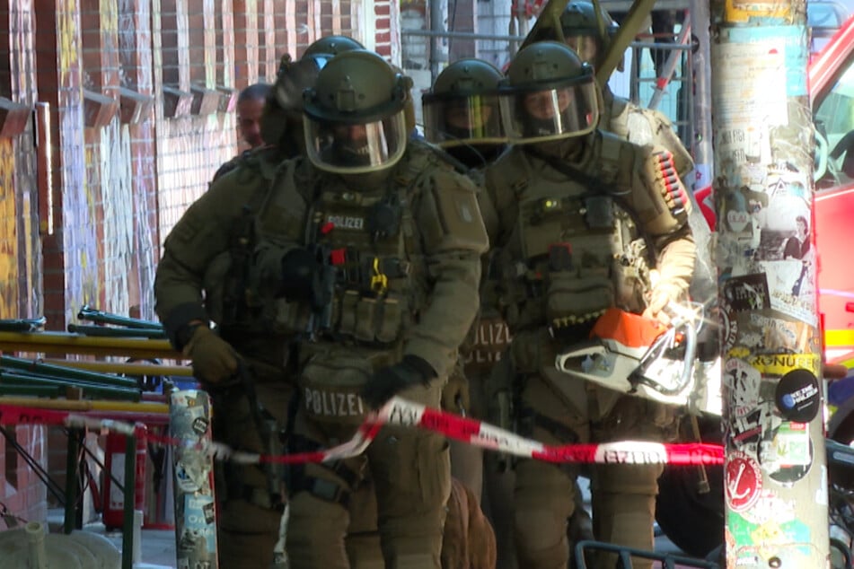 Das Sondereinsatzkommando (SEK) war am Dienstag in Hamburg im Einsatz.