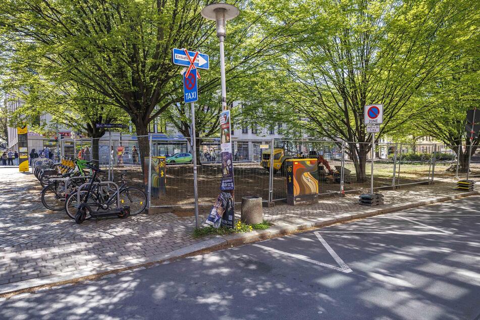 Der F.-C.-Weiskopf-Platz in Plauen wird auf Vordermann gebracht.