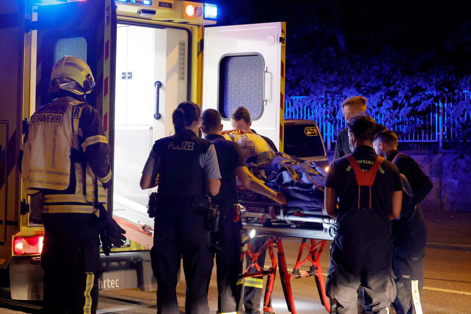 Neben der Feuerwehr und dem Rettungsdienst war auch die Polizei im Einsatz.