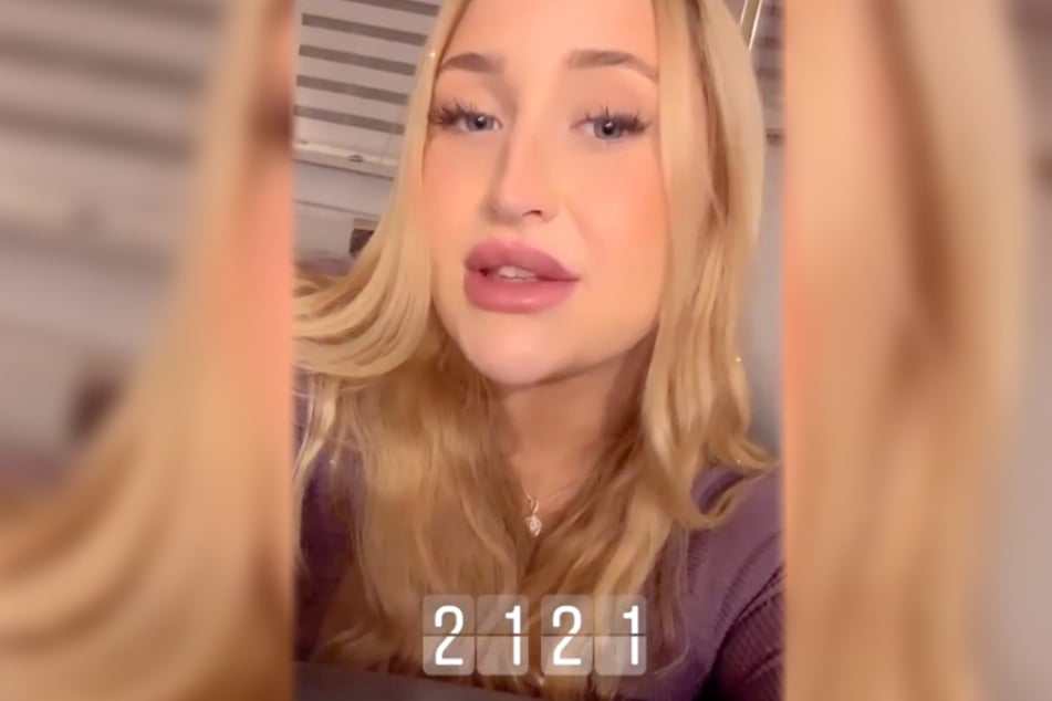 Die Influencerin wandte sich am späten Mittwochabend mit einigen Instagram-Storys an ihre Follower.