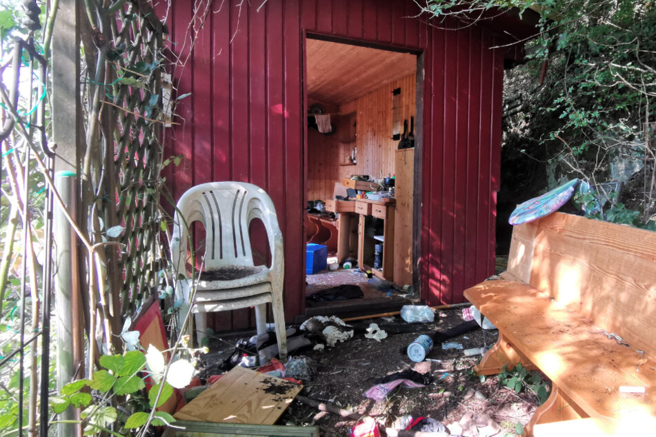 In dieser Hütte lebte der flüchtige Yves R. (31).