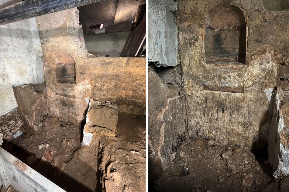 Ein seltener Blick in den römischen Alltag: Dieses Lararium diente im Praetorium als Hausaltar für Opfergaben an die Schutzgötter.