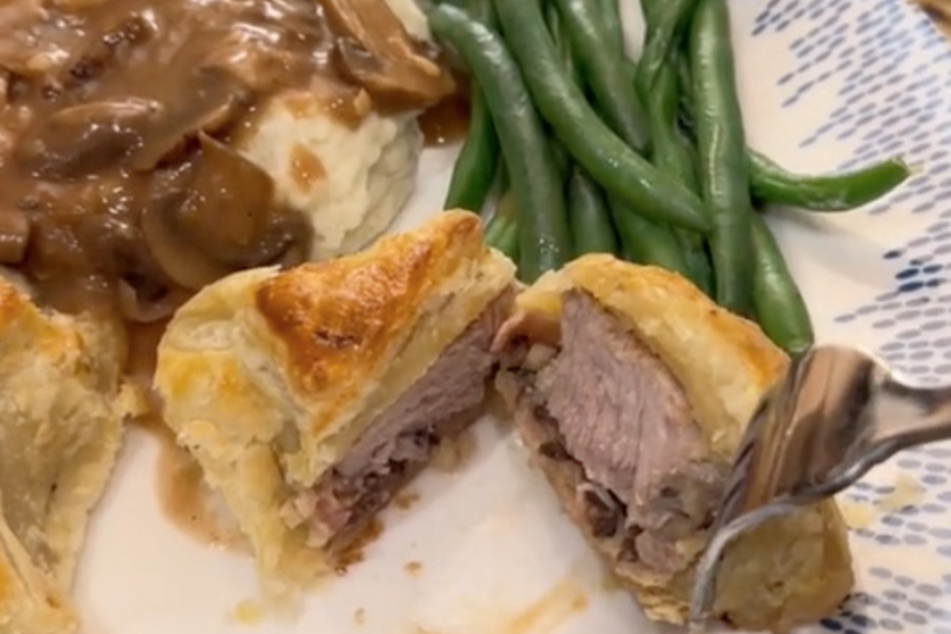 Mini pork wellingtons? Yes please! User @at.home.cook shares how to put a new spin on this classic dish.