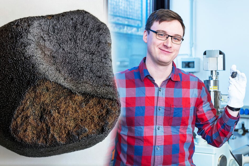 Dresden: Im Labor des Felsenkellers: Wissenschaftler erforschen die Geschichte dieses Meteoriten