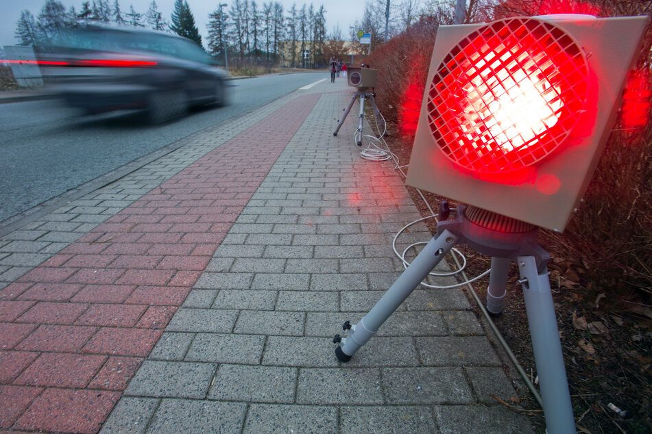 Hier wird in Chemnitz geblitzt. (Symbolbild)