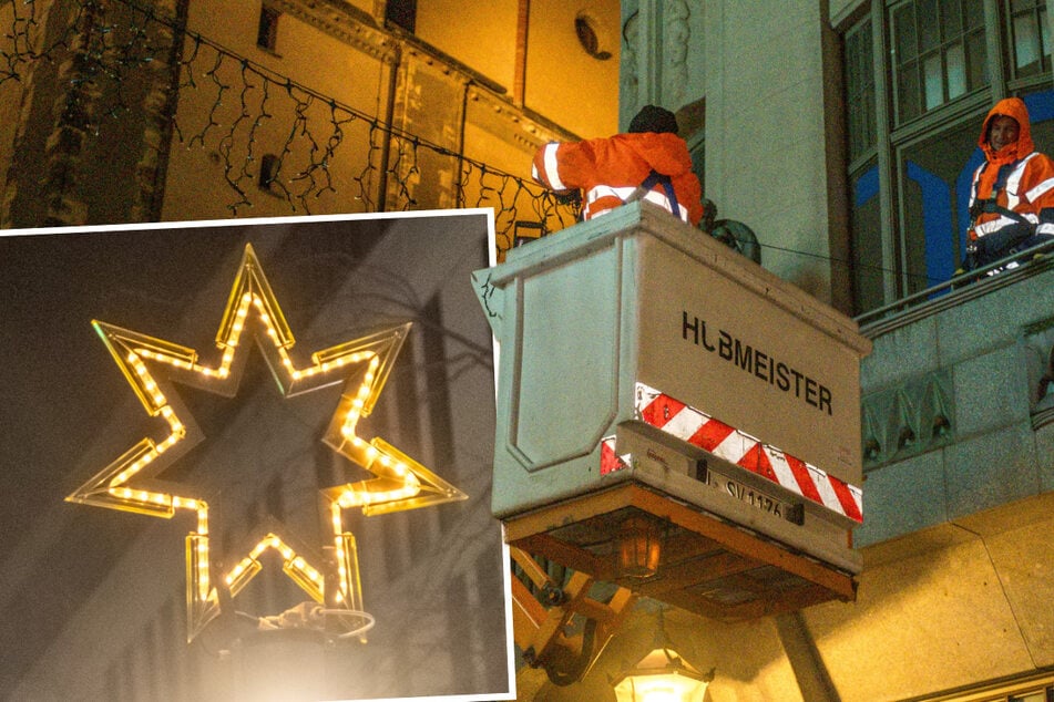 Leipzig: Nächtliche Einsätze für Leipzigs Weihnachtszauber: Diesen Hingucker gibts nur hier!
