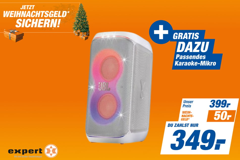 JBL-Partybox für 349 statt 399 Euro.