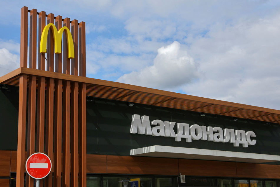 A closed McDonald's restaurant in Moscow, Russia.